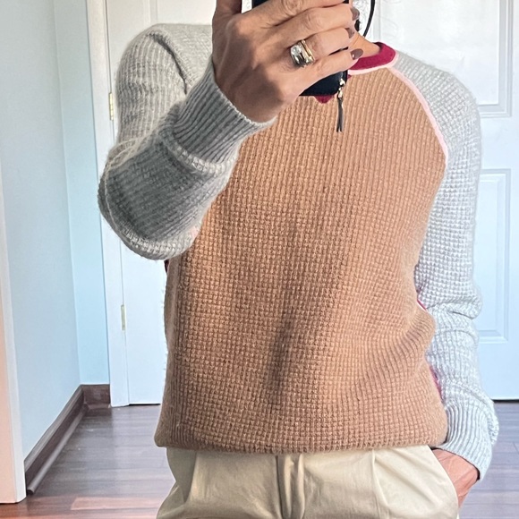 J. Crew Sweaters - J.Crew 100% Italian waffled cashmere sweater size XS